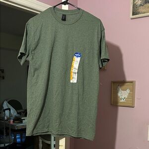 Gildan Men's Heather Green Short Sleeve Tee